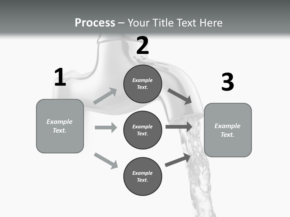Shiny Metal Tap PowerPoint Template