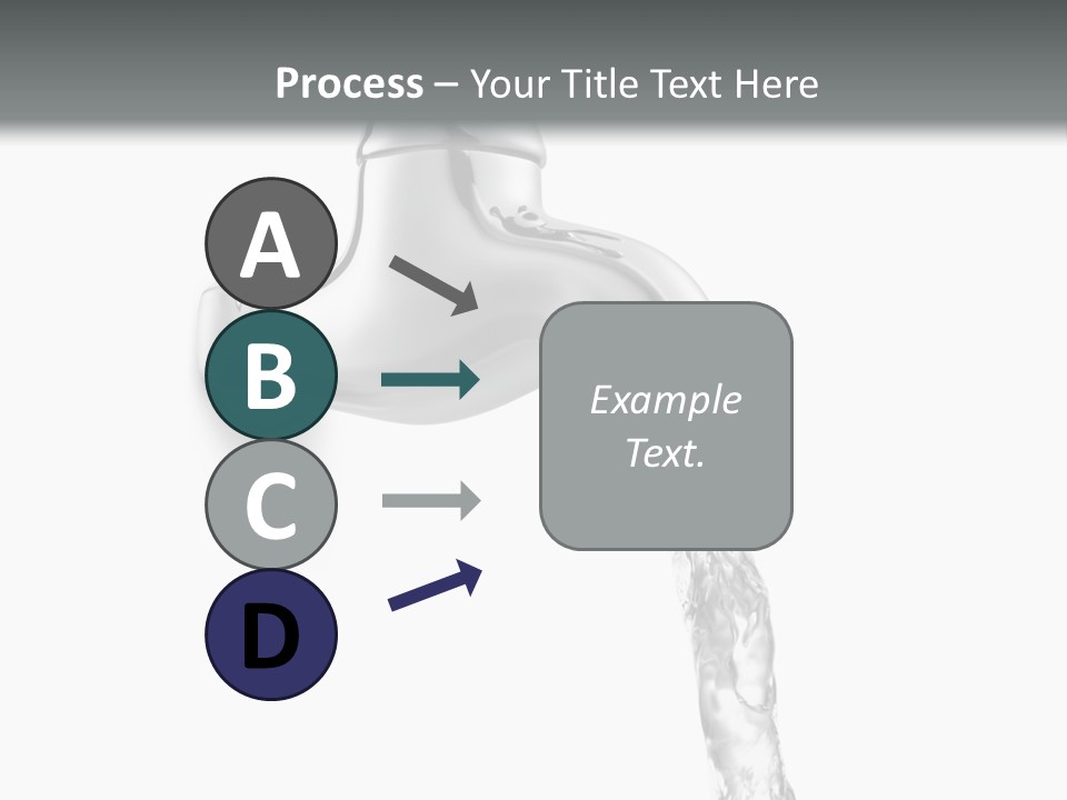 Shiny Metal Tap PowerPoint Template