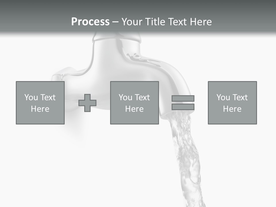 Shiny Metal Tap PowerPoint Template