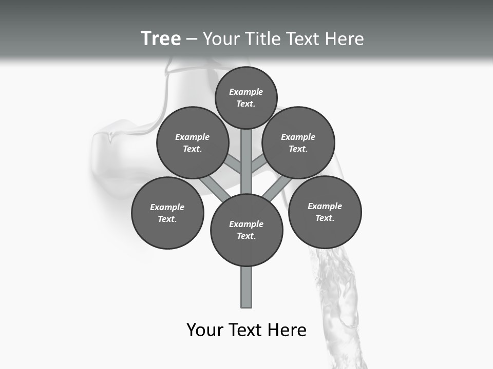 Shiny Metal Tap PowerPoint Template