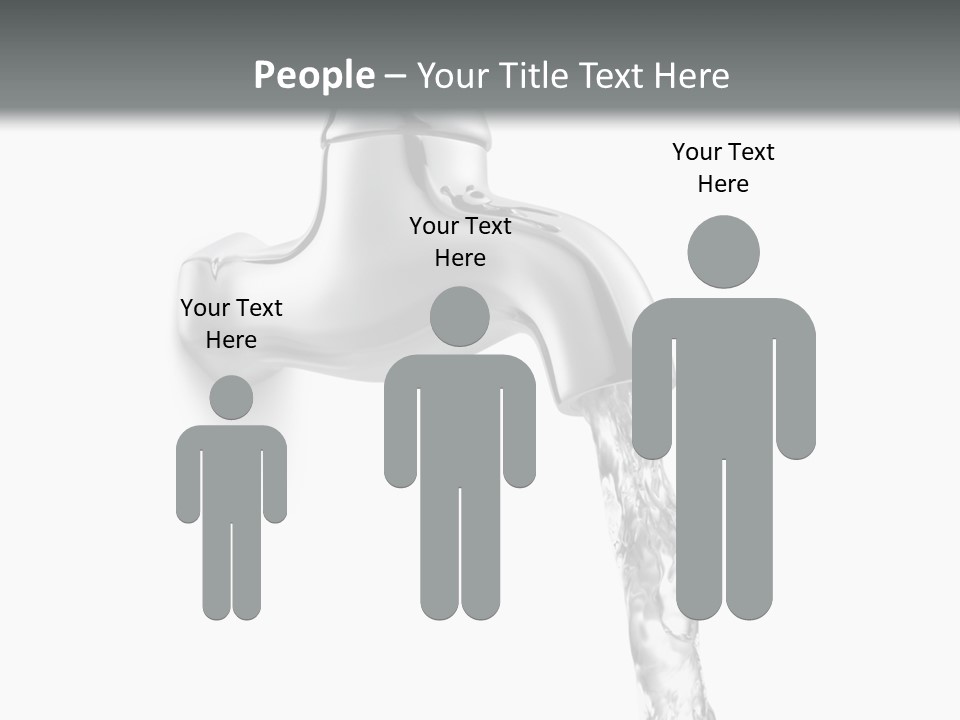 Shiny Metal Tap PowerPoint Template