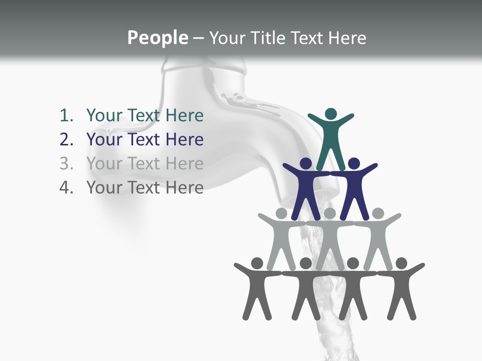 Shiny Metal Tap PowerPoint Template