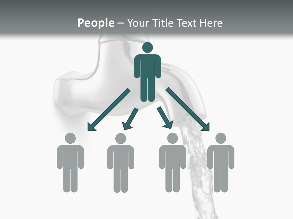 Shiny Metal Tap PowerPoint Template