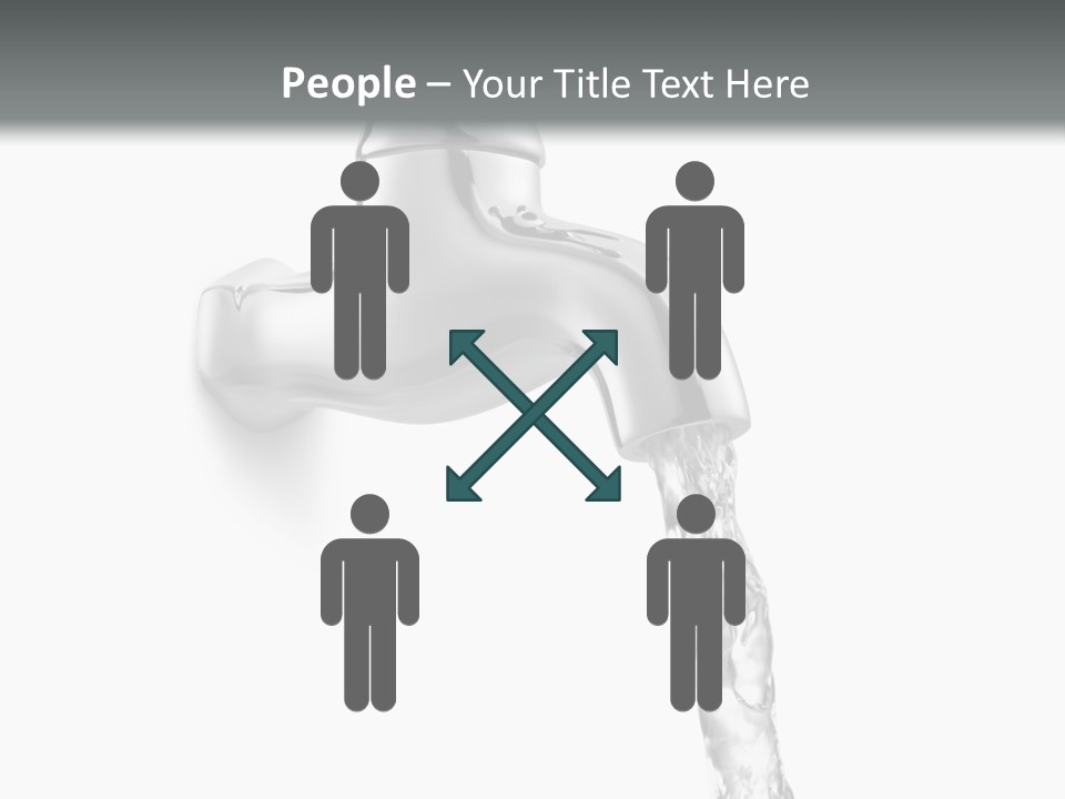 Shiny Metal Tap PowerPoint Template