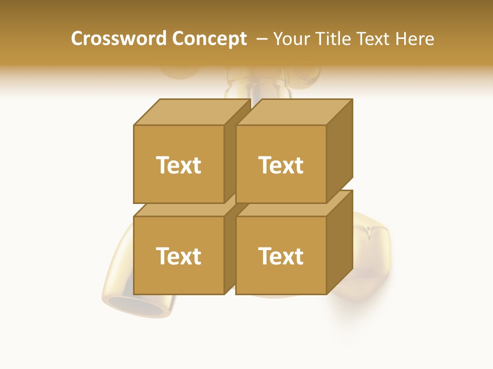 Metal Water Isolated PowerPoint Template
