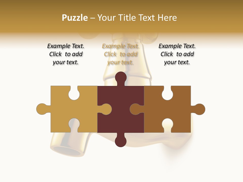 Metal Water Isolated PowerPoint Template