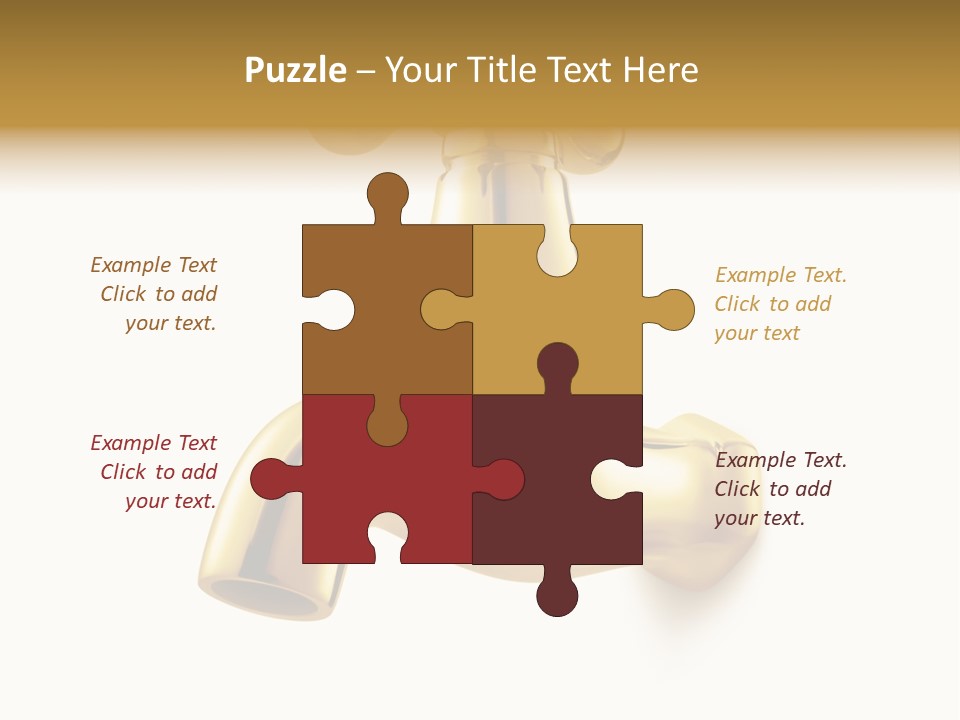 Metal Water Isolated PowerPoint Template