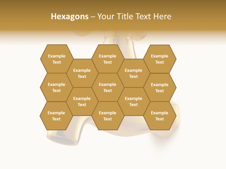 Metal Water Isolated PowerPoint Template