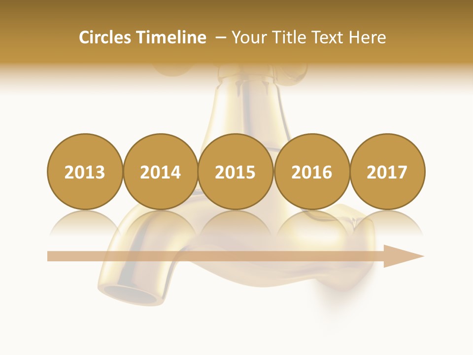 Metal Water Isolated PowerPoint Template