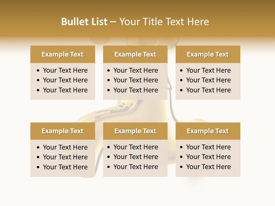 Metal Water Isolated PowerPoint Template