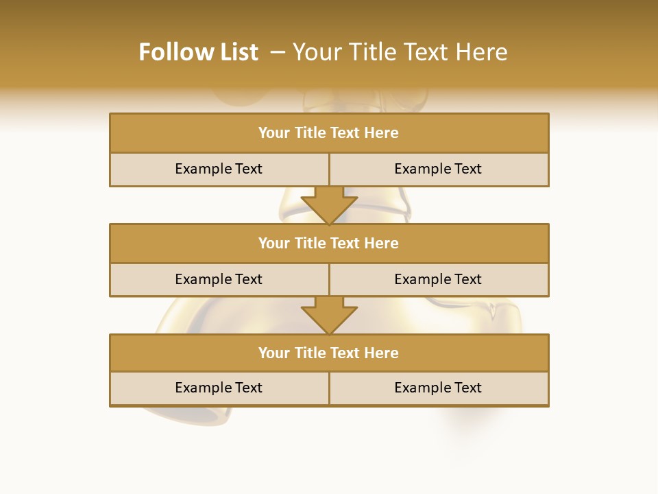 Metal Water Isolated PowerPoint Template