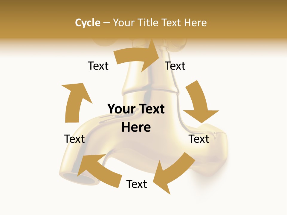 Metal Water Isolated PowerPoint Template