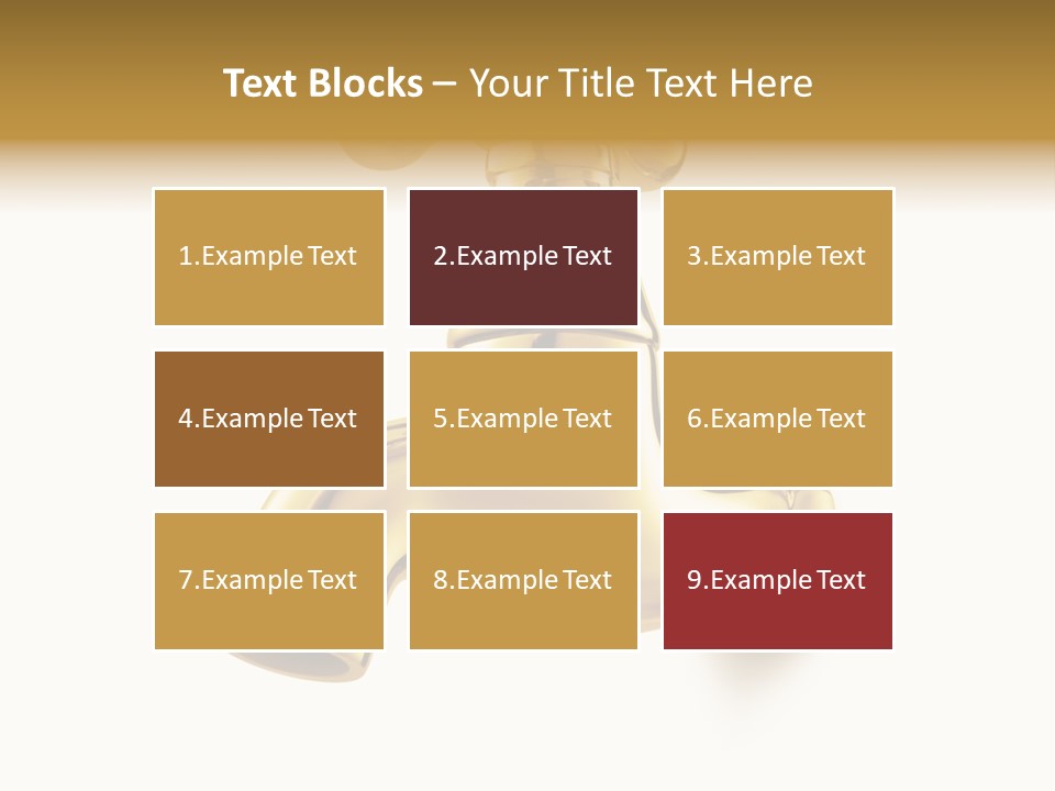 Metal Water Isolated PowerPoint Template