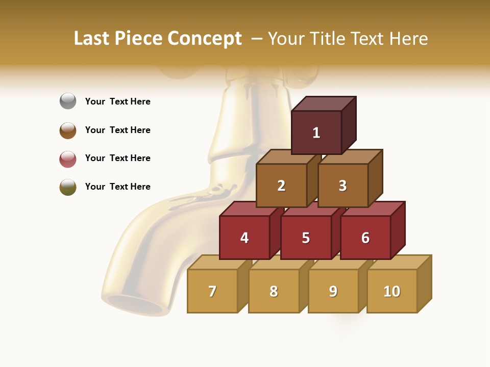 Metal Water Isolated PowerPoint Template