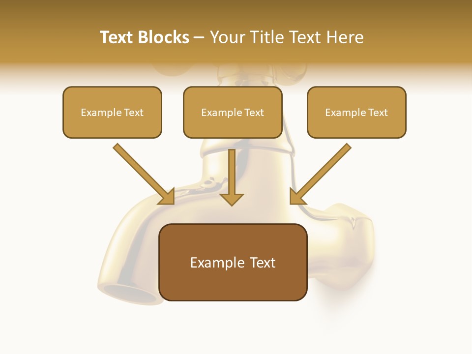 Metal Water Isolated PowerPoint Template