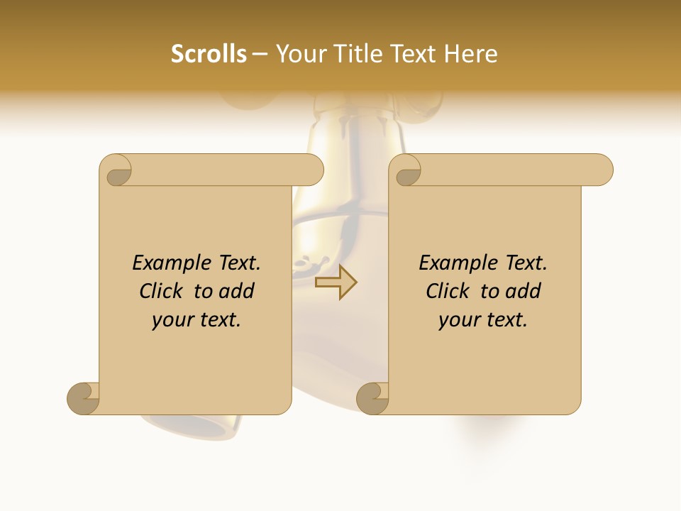 Metal Water Isolated PowerPoint Template