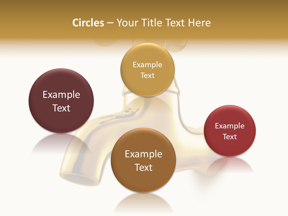 Metal Water Isolated PowerPoint Template