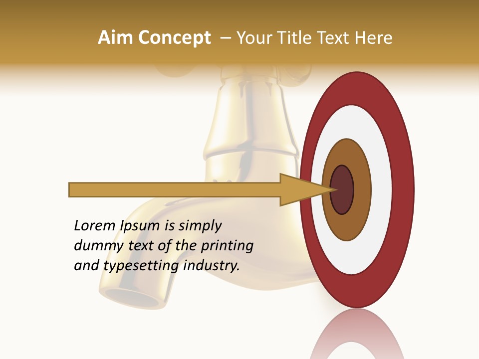 Metal Water Isolated PowerPoint Template