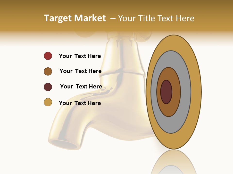 Metal Water Isolated PowerPoint Template