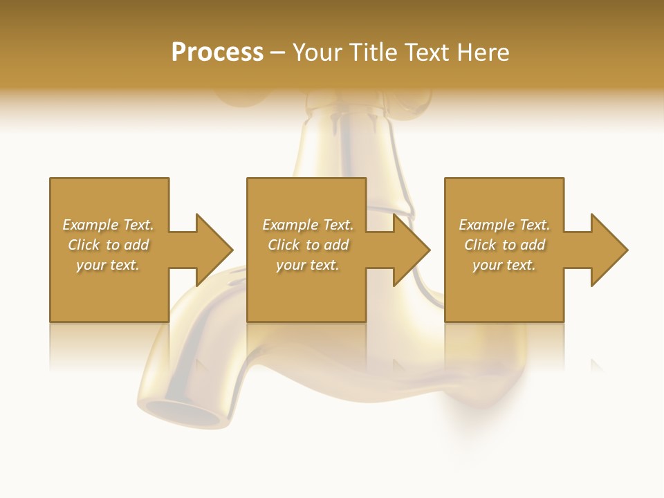 Metal Water Isolated PowerPoint Template