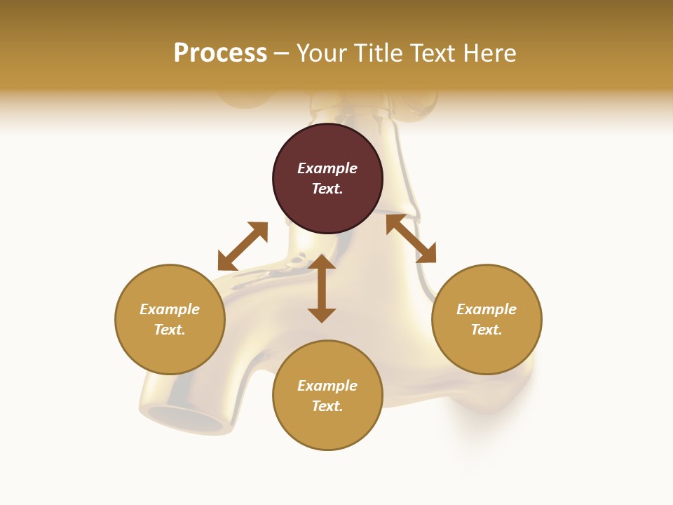 Metal Water Isolated PowerPoint Template