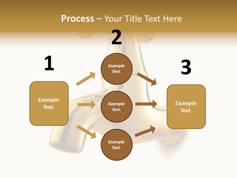 Metal Water Isolated PowerPoint Template