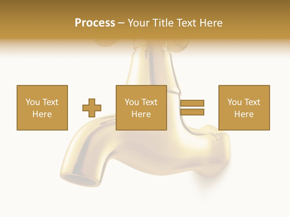 Metal Water Isolated PowerPoint Template