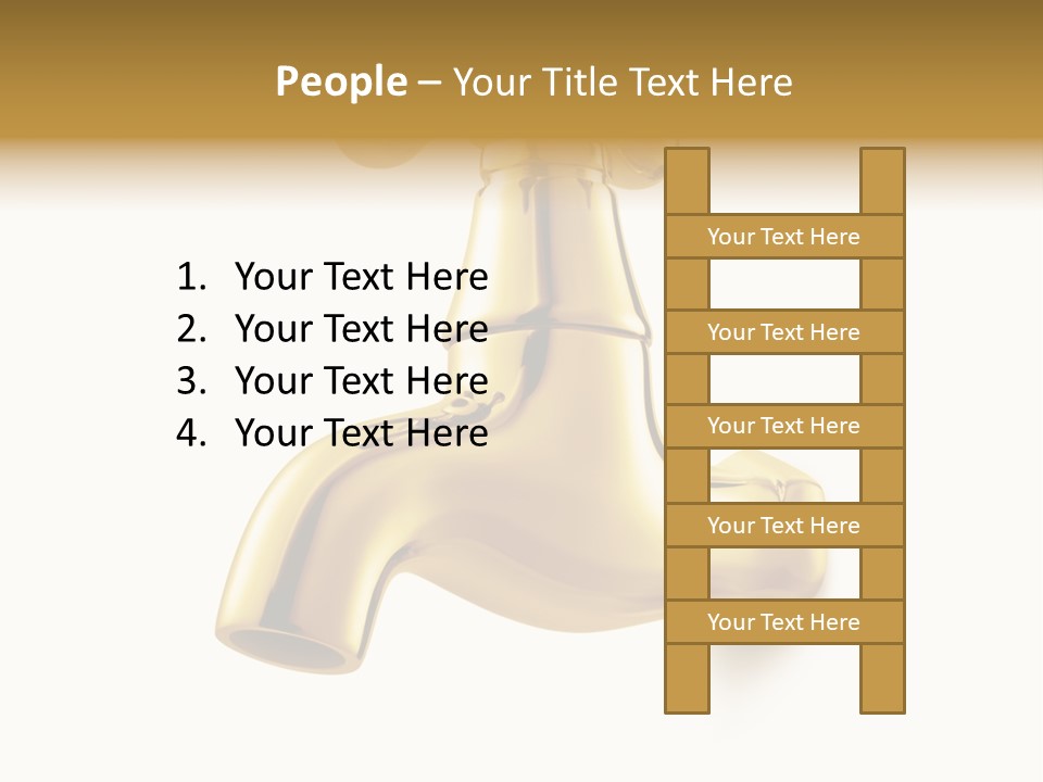 Metal Water Isolated PowerPoint Template