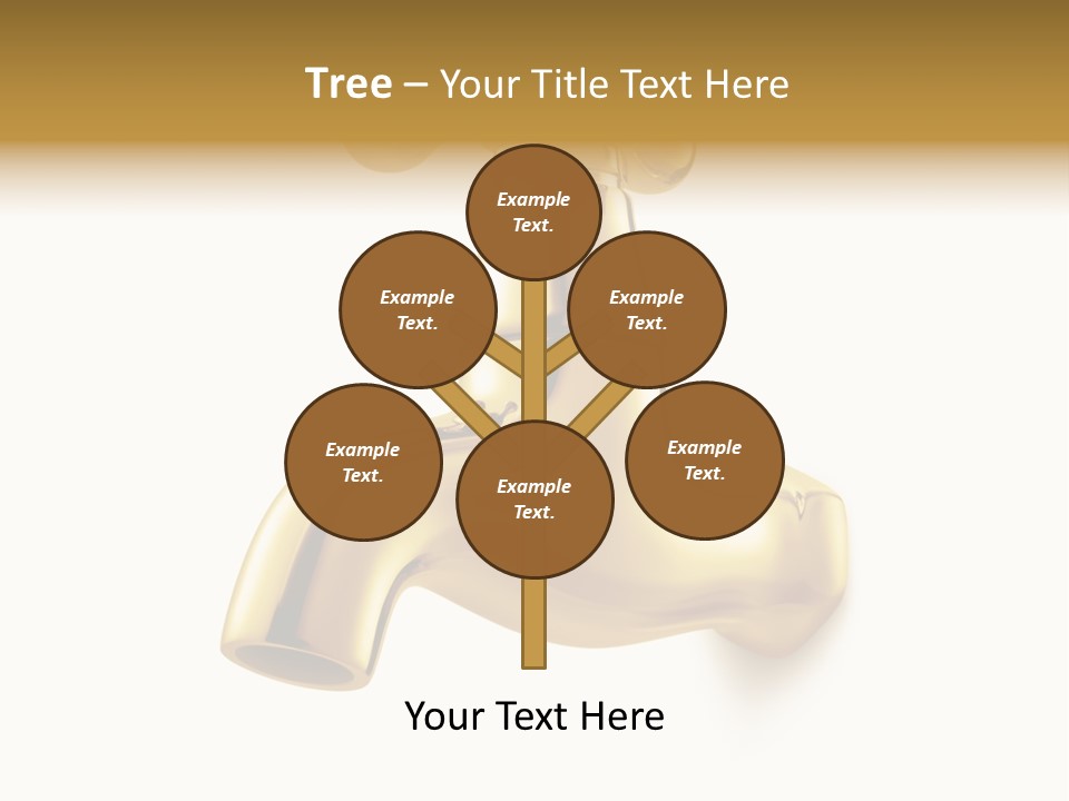 Metal Water Isolated PowerPoint Template