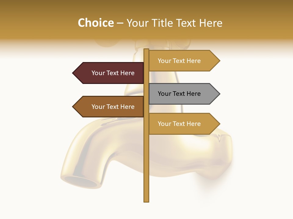 Metal Water Isolated PowerPoint Template