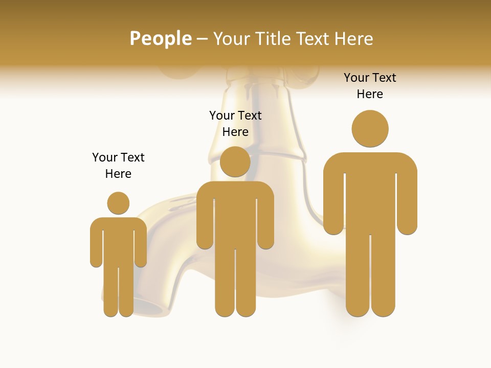 Metal Water Isolated PowerPoint Template