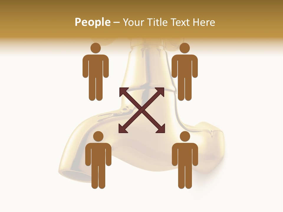 Metal Water Isolated PowerPoint Template