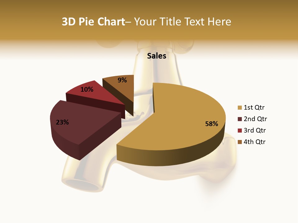 Metal Water Isolated PowerPoint Template