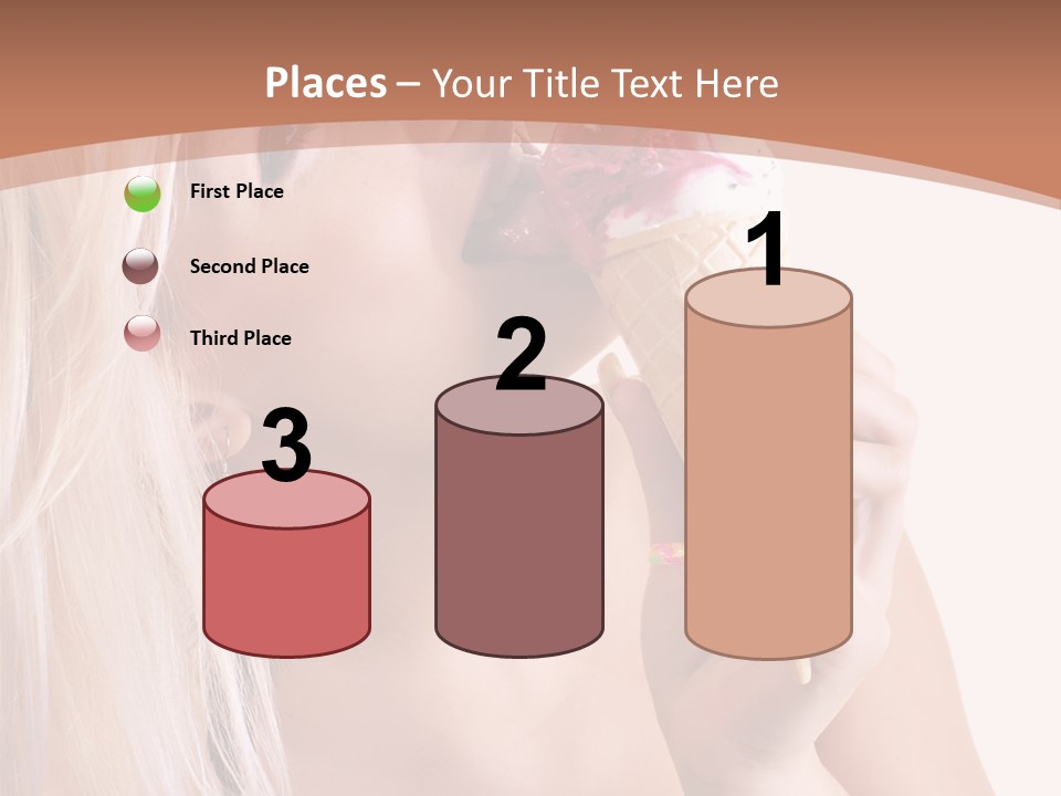 Waist Blond Caucasian PowerPoint Template