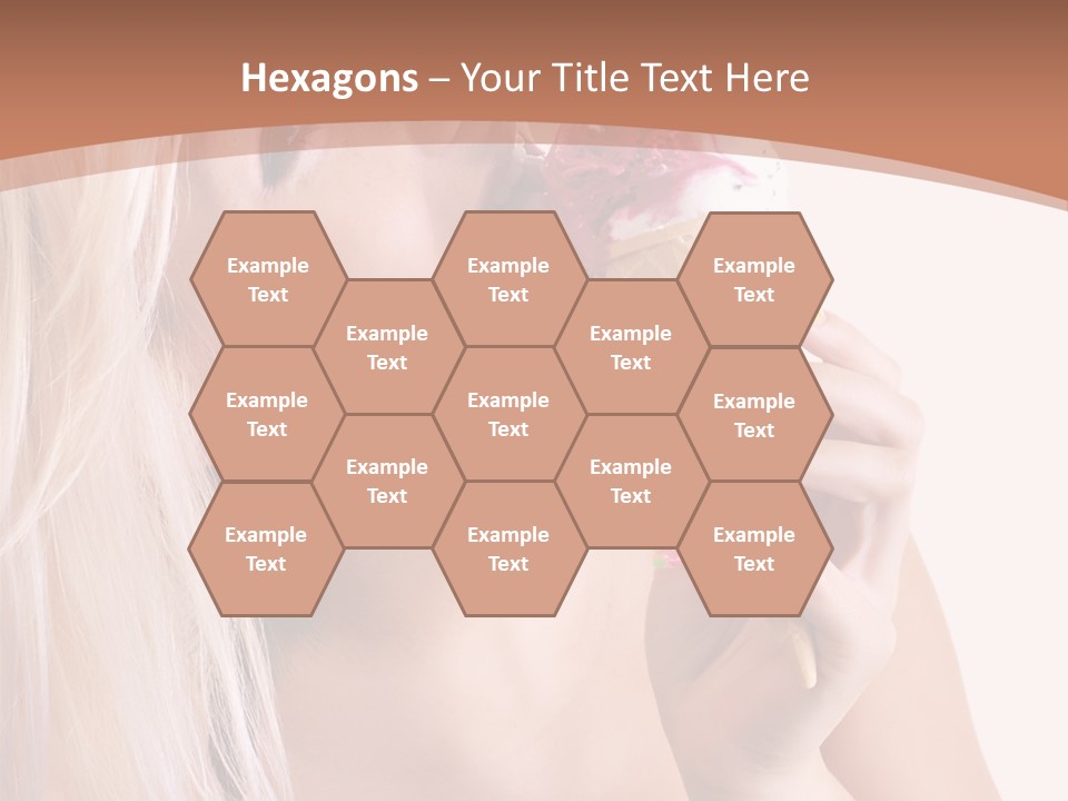 Waist Blond Caucasian PowerPoint Template