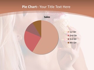 Waist Blond Caucasian PowerPoint Template