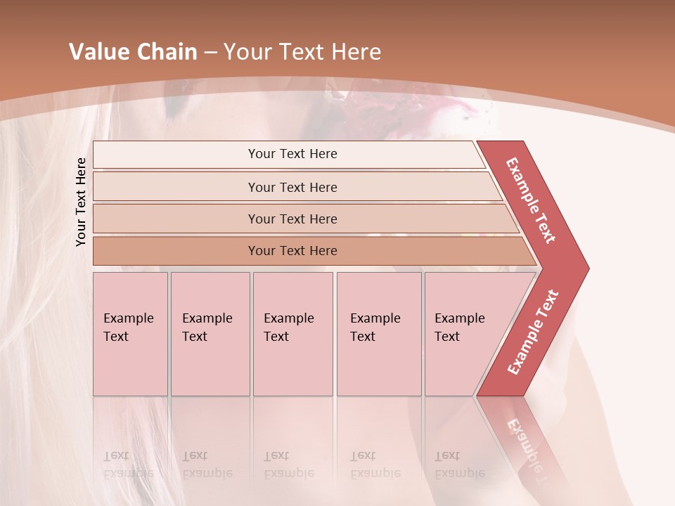 Waist Blond Caucasian PowerPoint Template