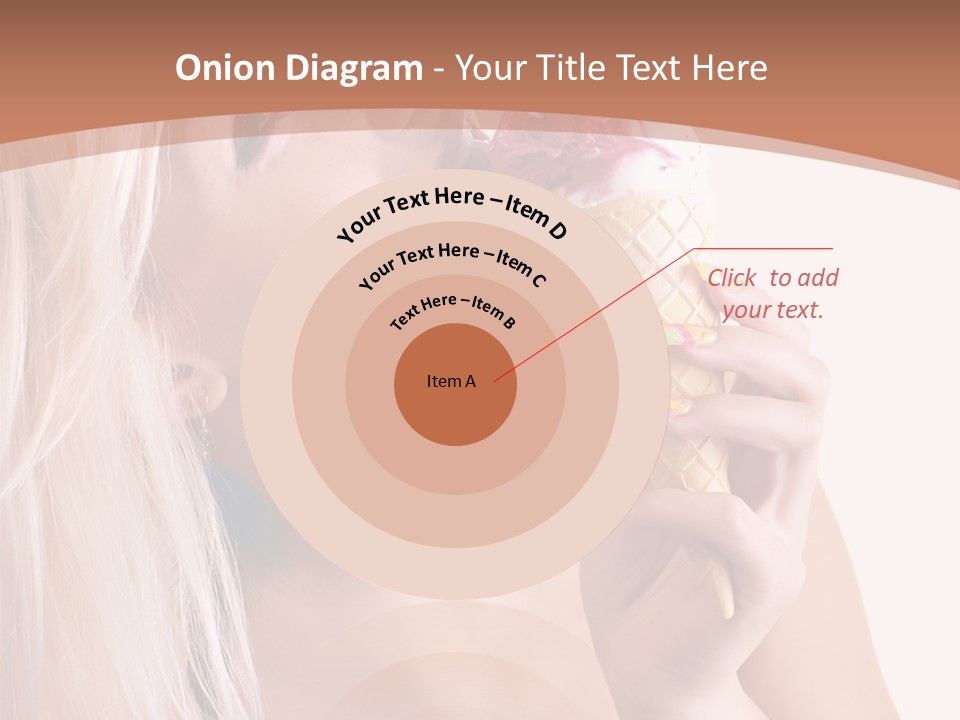 Waist Blond Caucasian PowerPoint Template