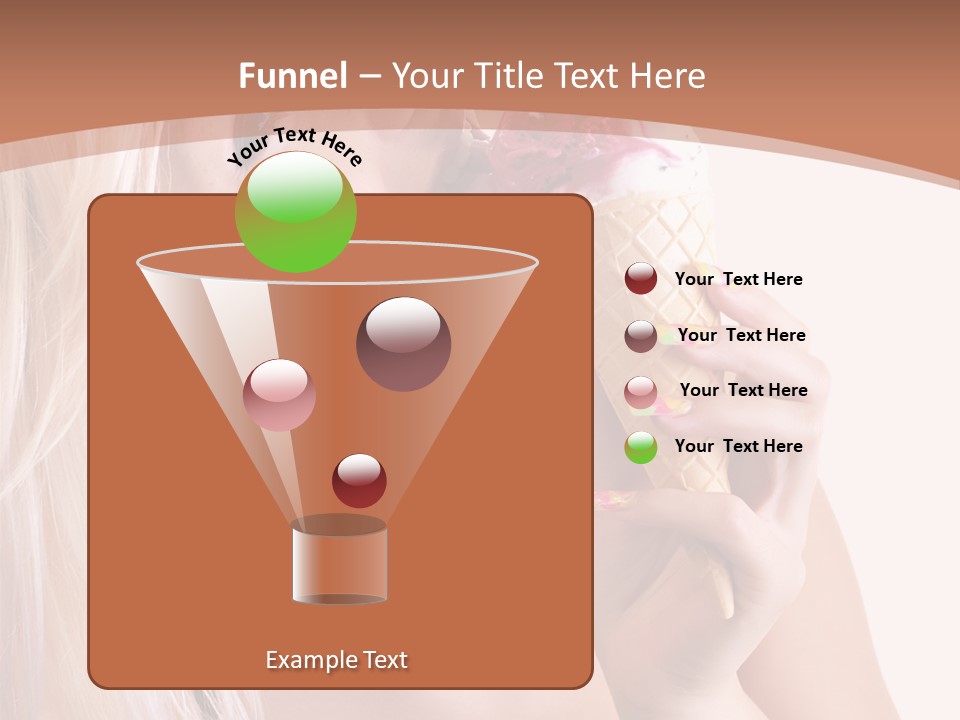 Waist Blond Caucasian PowerPoint Template