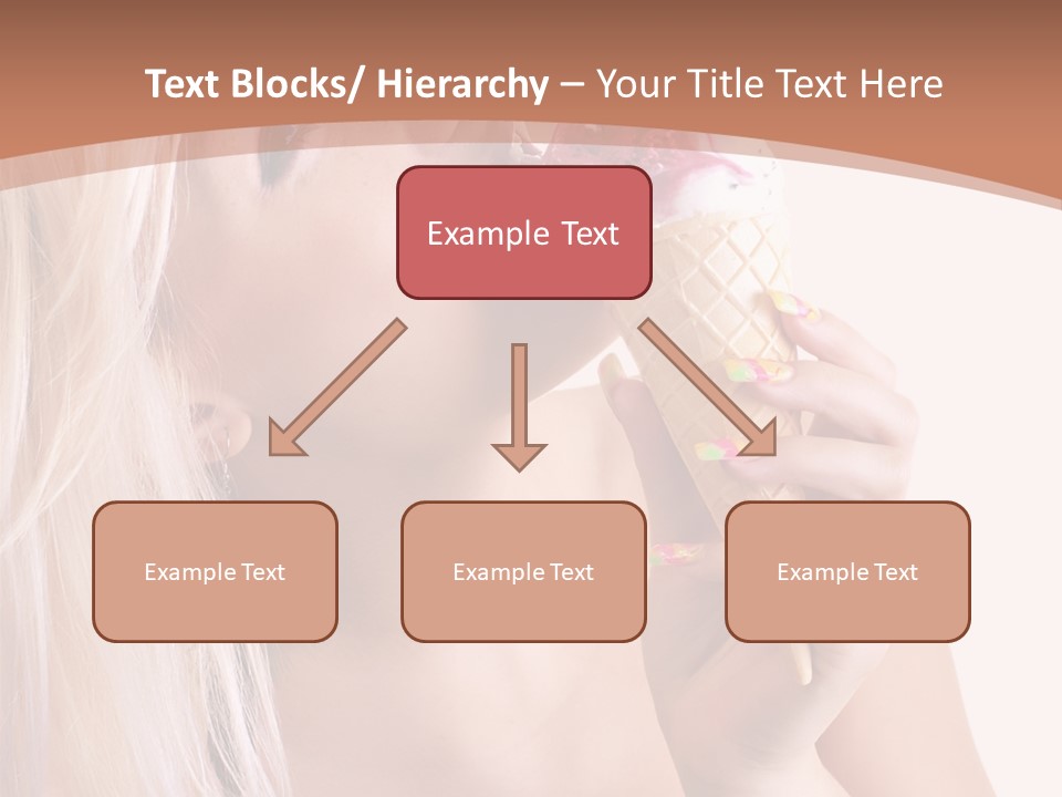 Waist Blond Caucasian PowerPoint Template