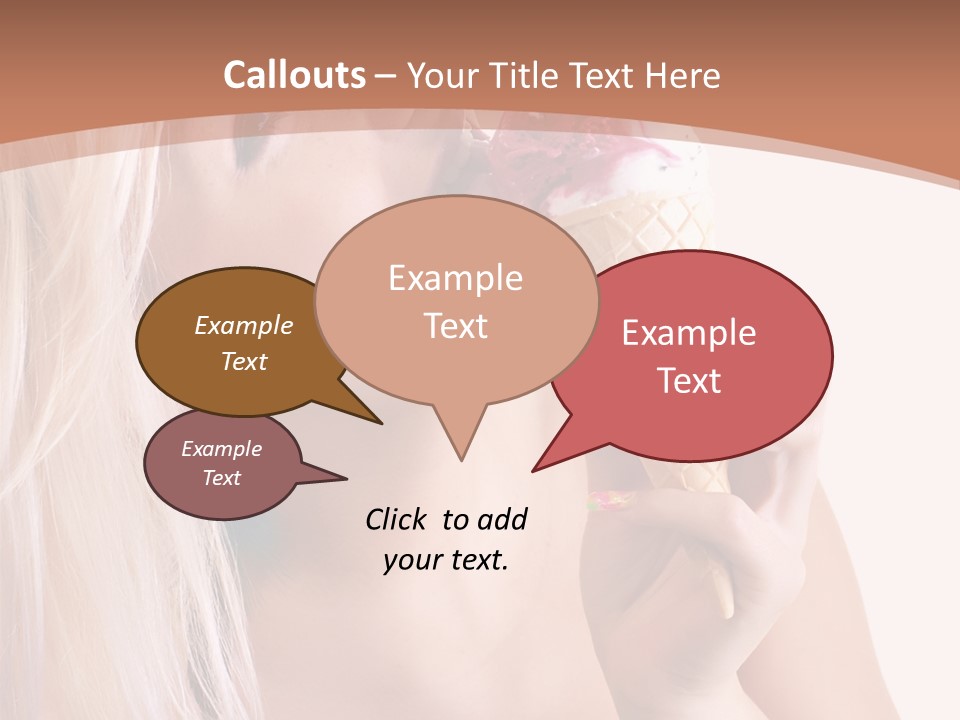 Waist Blond Caucasian PowerPoint Template