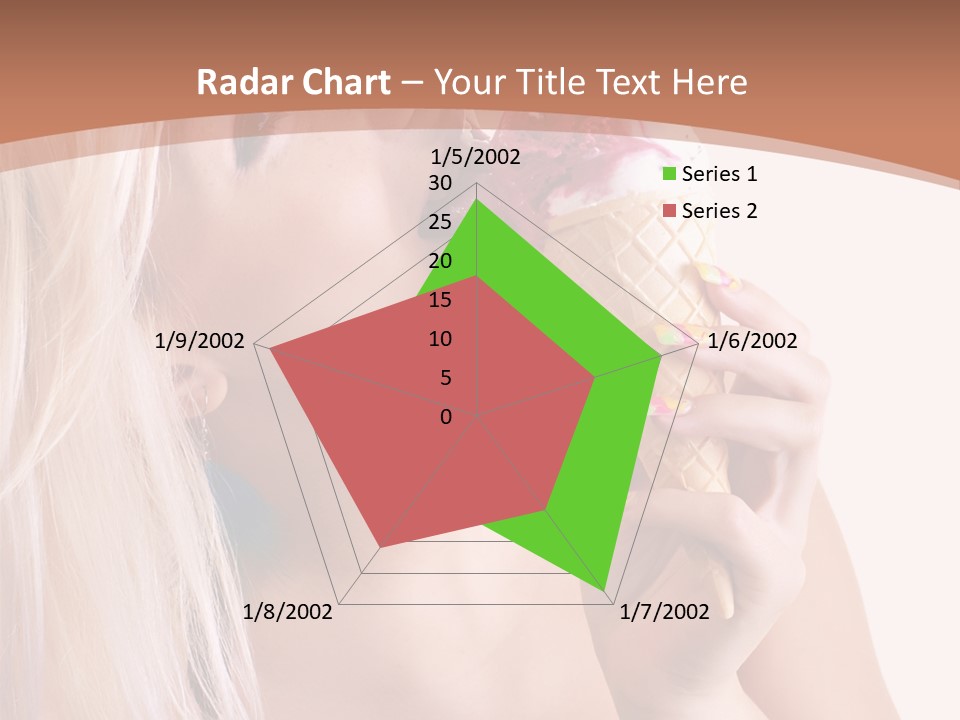 Waist Blond Caucasian PowerPoint Template