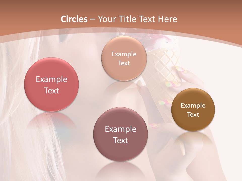 Waist Blond Caucasian PowerPoint Template