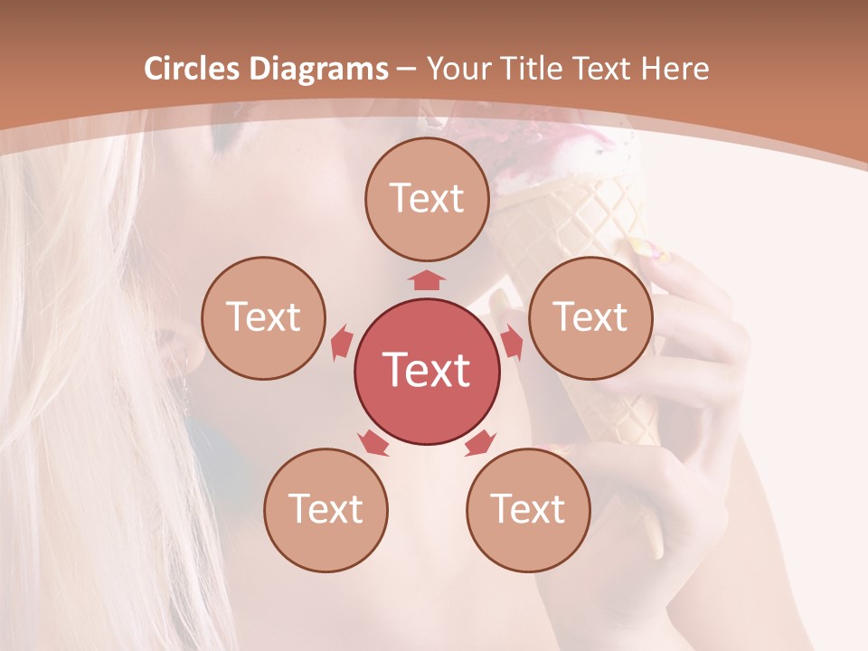 Waist Blond Caucasian PowerPoint Template