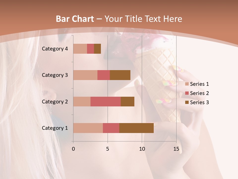 Waist Blond Caucasian PowerPoint Template