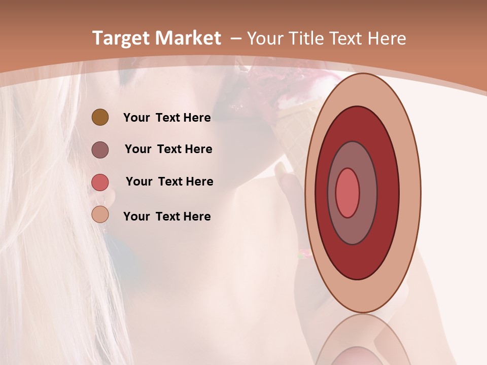 Waist Blond Caucasian PowerPoint Template