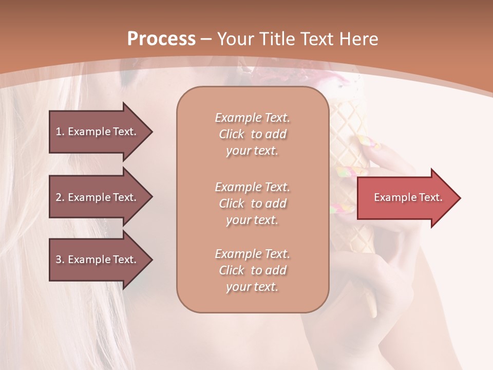 Waist Blond Caucasian PowerPoint Template