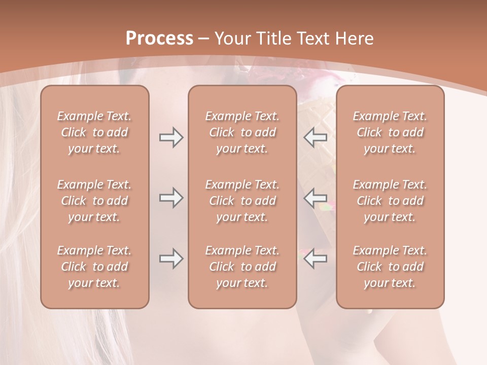 Waist Blond Caucasian PowerPoint Template