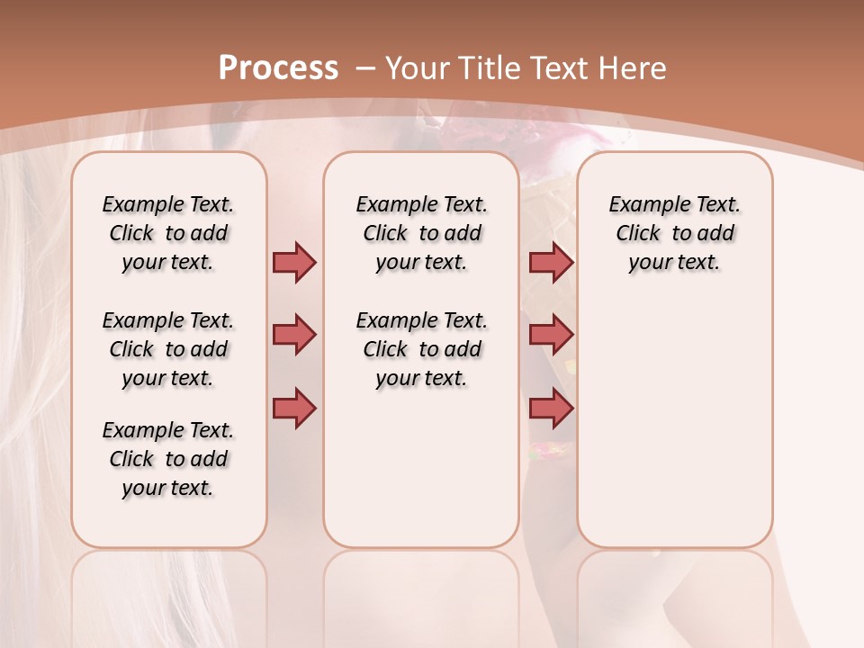 Waist Blond Caucasian PowerPoint Template