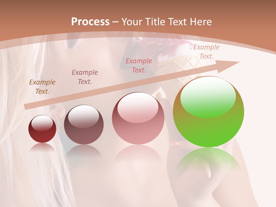 Waist Blond Caucasian PowerPoint Template